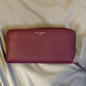 spencer zip-around continental wallet